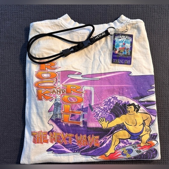 Van Halen Balance Tokyo Tour 1995 Tee, Van Halen Tour Lanyard & Tour Credentials - Picture 16 of 16